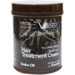 كريم حمام زيت بزيت الحية للشعر الرفيع والمعرض للتكسر