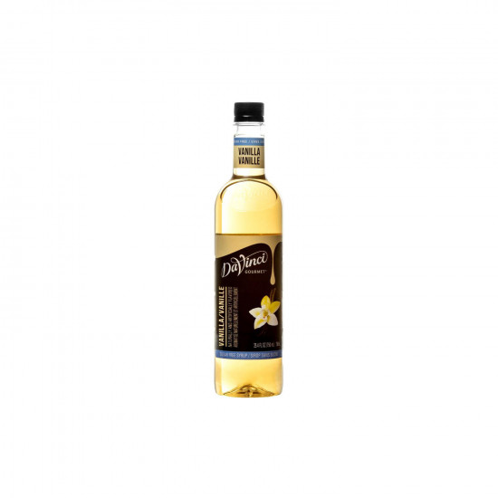 دافينشي شراب مركز بنكهة الفانيليا - خالي من السكر (750 مل)