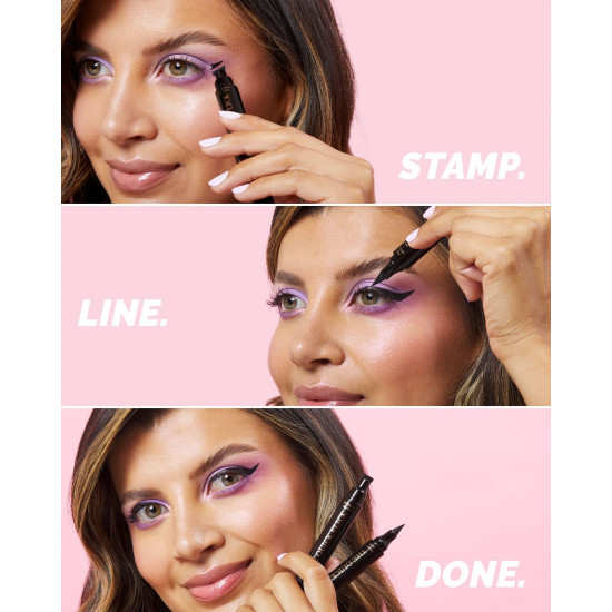 ختم آيلاينر مجنح من كويك فليك - أسود مكثف ختم آيلاينر مجنح من كويك فليك - أسود مكثف