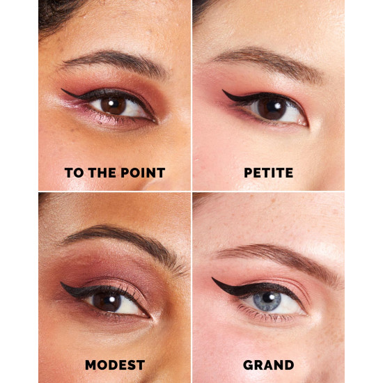 ختم آيلاينر مجنح من كويك فليك - أسود مكثف ختم آيلاينر مجنح من كويك فليك - أسود مكثف