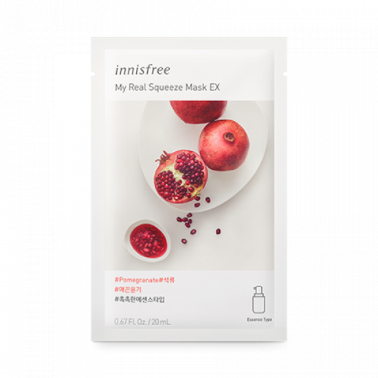 قناع إنيسفري "ماي ريل سكويز" بالرمان - للشد والنضارة (20 مل)