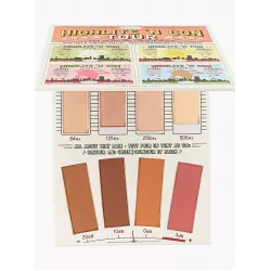 باليت هايلايت آند كونتور من ذا بالم - مجموعة نحت وإضاءة الوجه (8 ألوان)