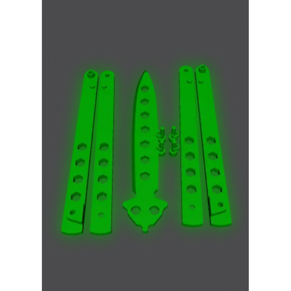 سكين الفراشة للتدريب - باليسونج آمن للاستعراض والخدع