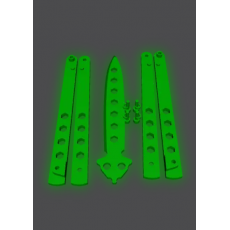 سكين الفراشة للتدريب - باليسونج آمن للاستعراض والخدع