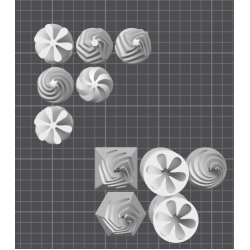 لعبة الدوامة الحلزونية - قطعة فنية حركية لتخفيف التوتر
