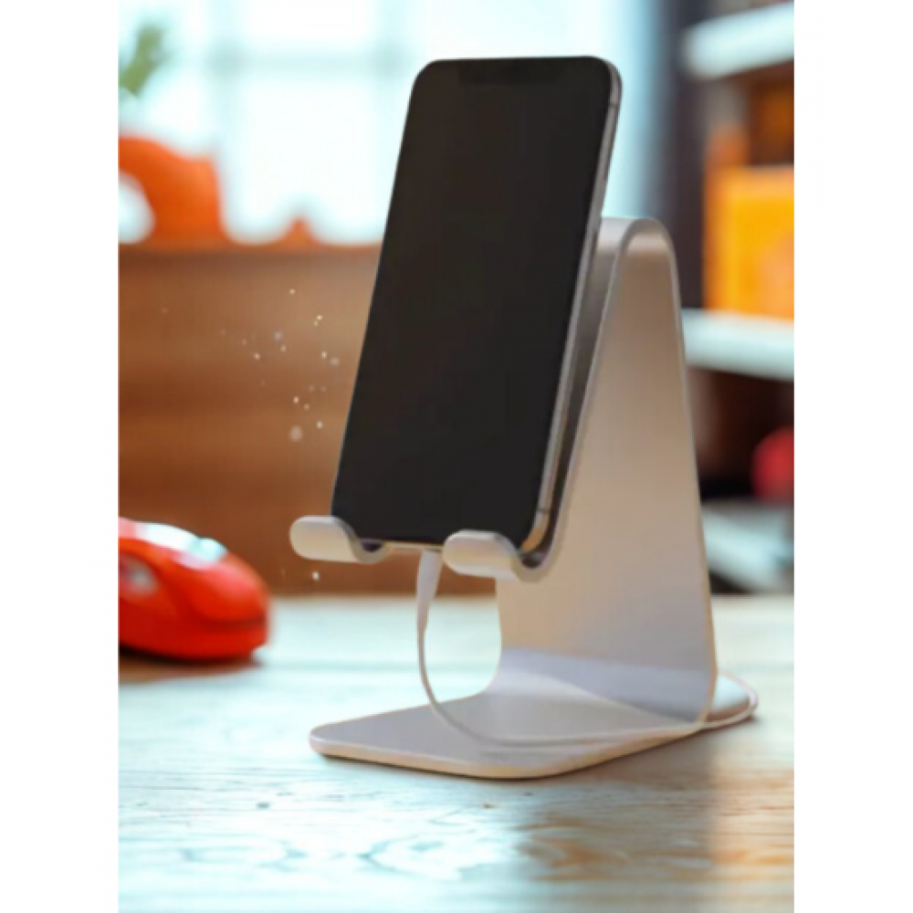 حامل الهاتف المكتبي الحديث - ستاند جوال مع فتحة للشحن