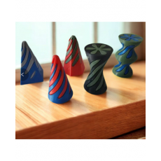 لعبة الدوامة الحلزونية - قطعة فنية حركية لتخفيف التوتر