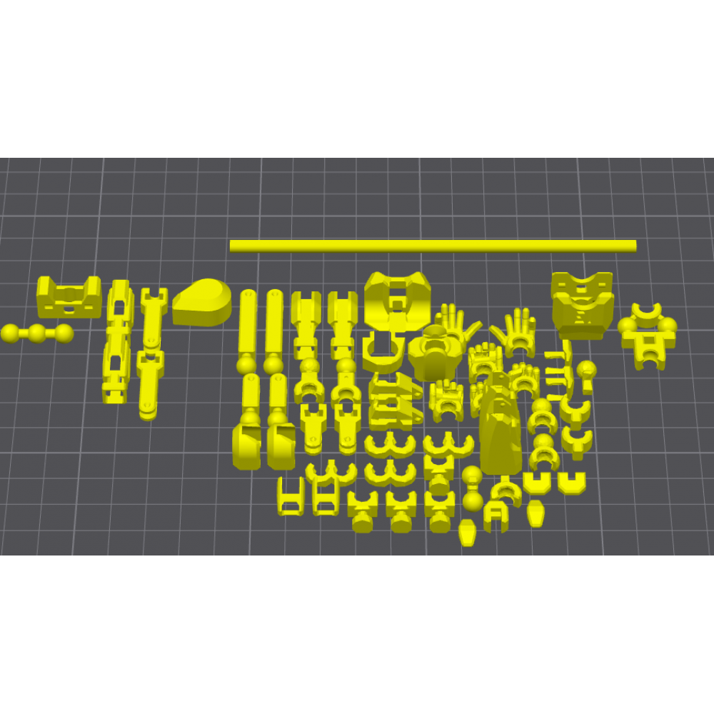 مجسم "المحارب المرن 13" - دمية أكشن قابلة للتشكيل (مع سيف)