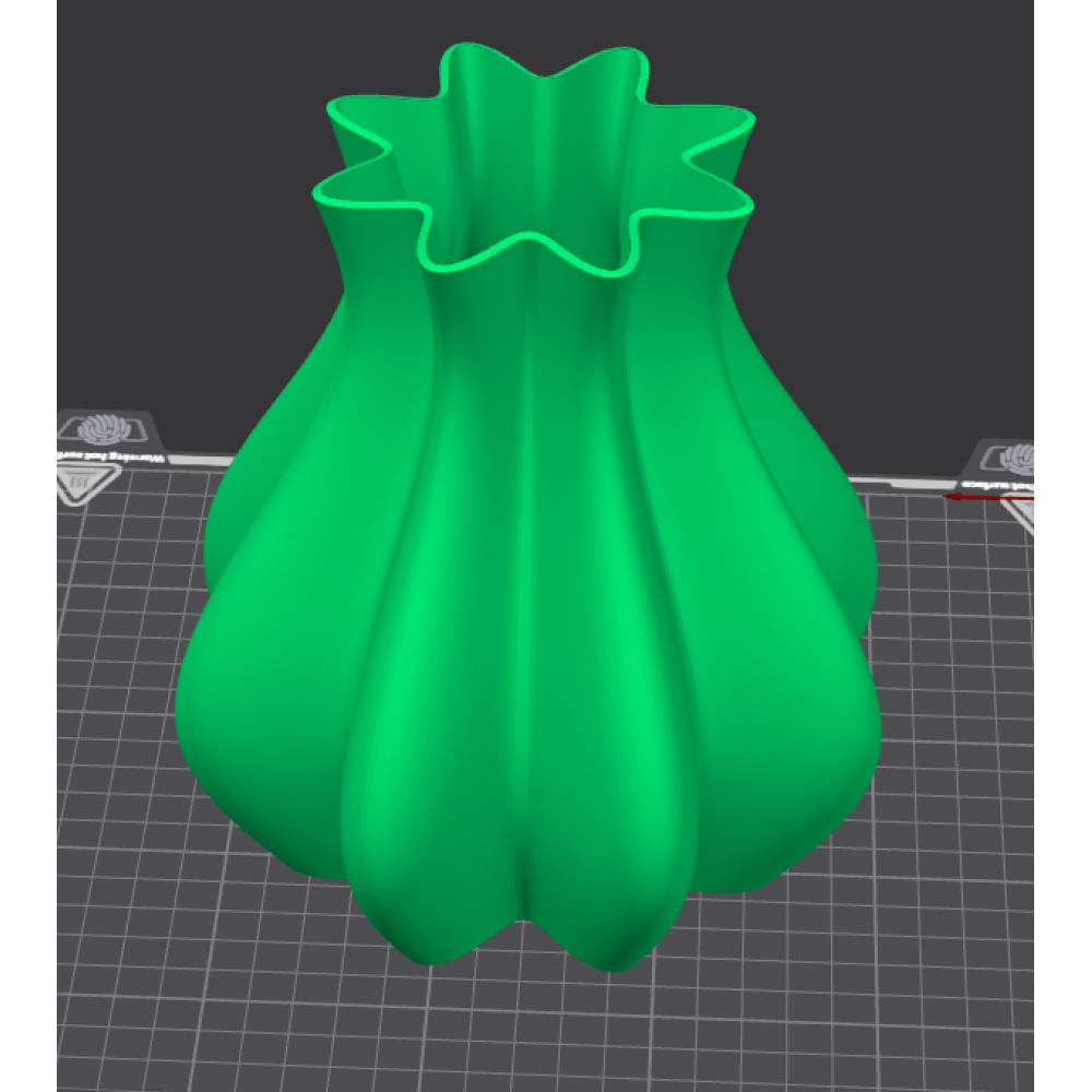 مزهرية مودرن 3D بتصميم هندسي عصري