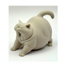 القطة المتثائبة (Stretching Cat) - تحفة فنية صغيرة للمكتب والمنزل