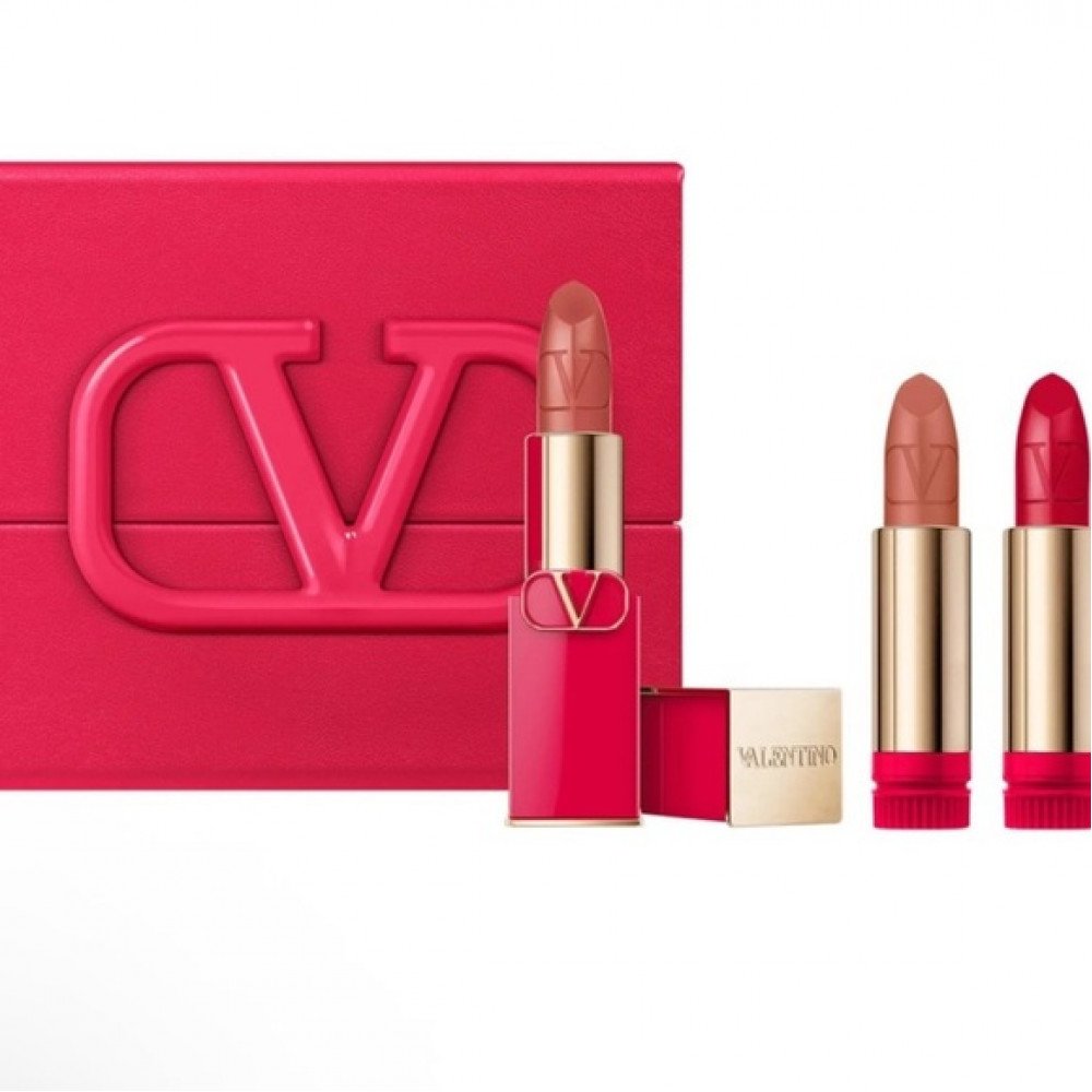 مجموعة أحمر الشفاه فالنتينو كوتور روسو من فالنتينو بيوتي (إصدار محدود)
