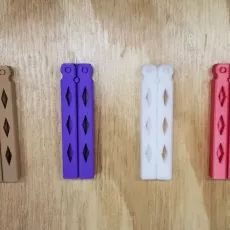 سكين الفراشة للتدريب - باليسونج آمن للاستعراض والخدع