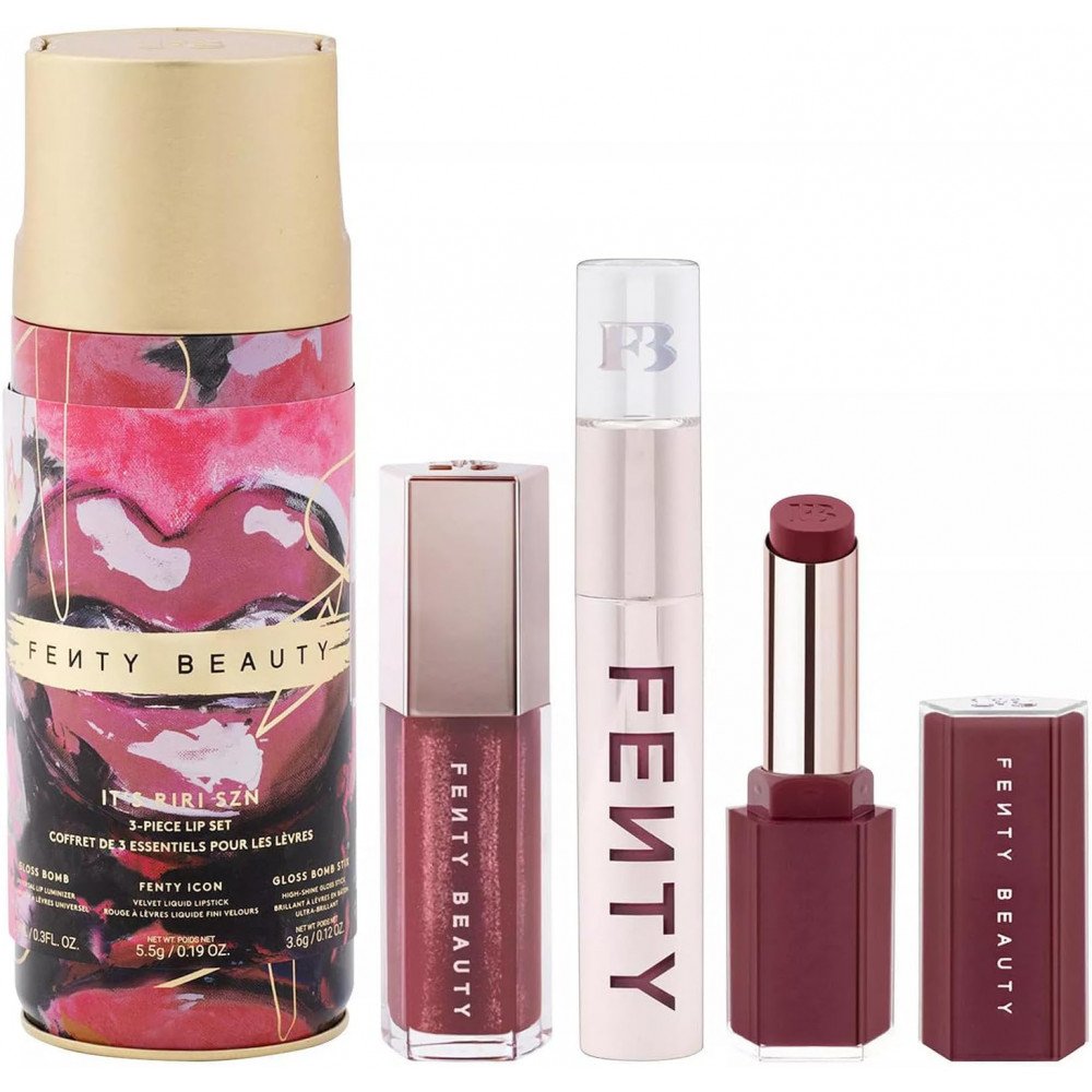 مجموعة شفاه فنتي بيوتي "إتس ريري سيزن" - 3 قطع لون موف نيود مجموعة شفاه فنتي بيوتي "إتس ريري سيزن" - 3 قطع لون موف نيود