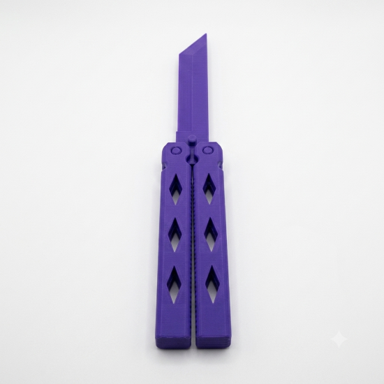 Butterfly Knife Trainer - 3D Printed Safe Balisong for Flipping Butterfly Knife Trainer - 3D Printed Safe Balisong for Flipping