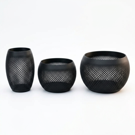 3D Printed Aesthetic Geometric Mesh Bowl - Multi Purpose 3D Printed Aesthetic Geometric Mesh Bowl - Multi Purpose