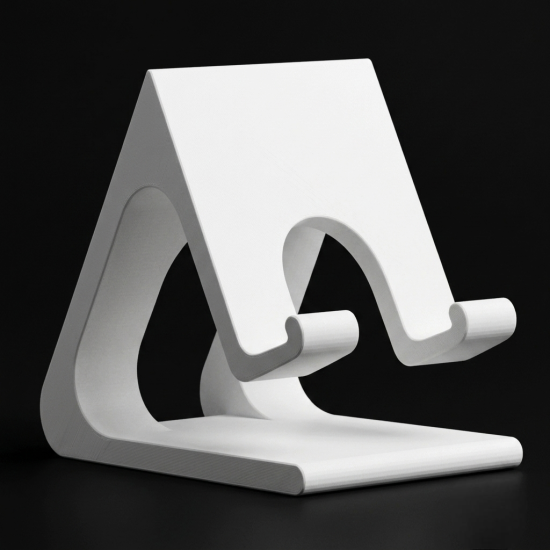 Modern Desktop Phone Stand - Ergonomic Holder with Charging Slot Modern Desktop Phone Stand - Ergonomic Holder with Charging Slot