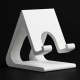Modern Desktop Phone Stand - Ergonomic Holder with Charging Slot Modern Desktop Phone Stand - Ergonomic Holder with Charging Slot