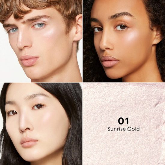 بودرة إضاءة جوتشي جلو (Gucci Glow) درجة صن رايز جولد (Sunrise Gold) - شامبين ناعم بودرة إضاءة جوتشي جلو (Gucci Glow) درجة صن رايز جولد (Sunrise Gold) - شامبين ناعم