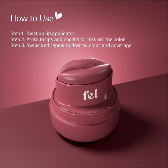 بلسم الشفاه والخدود اللامع والمرطب فيل بيوتي (Kissylips™ Balm) - درجة آيم يورز روز نيود بلسم الشفاه والخدود اللامع والمرطب فيل بيوتي (Kissylips™ Balm) - درجة آيم يورز روز نيود
