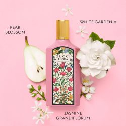طقم عطر جوتشي فلورا جورجيس جاردينيا الثنائي (Gucci Flora Duo Set) - أو دو بارفان + بخاخ سفر