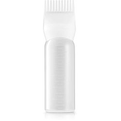 Hair Dye Applicator Bottle with Comb Brush Head &amp; Pump