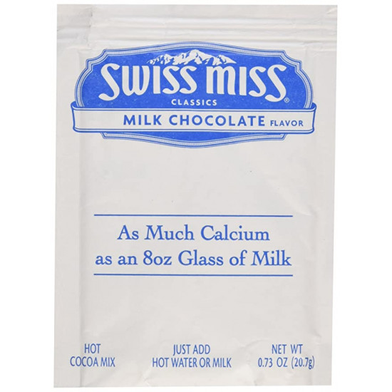 باكيت مزيج من الكاكاو الساخن بطعم الحليب بالشوكالا من سويس ميس باكيت مزيج من الكاكاو الساخن بطعم الحليب بالشوكالا من سويس ميس