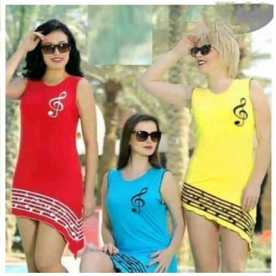 قميص نوم قطني موسيقى