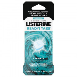 أقراص مضغ بنكهة النعناع لتنظيف الفم من ليسترين