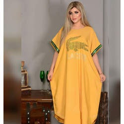 جلابية لاكوست اصفر جلابية لاكوست اصفر