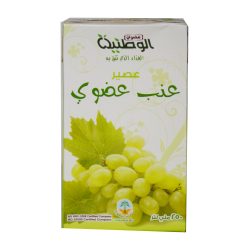  عصير عنب شفاط 250مل *  24 حبه عضوي الوطنية
