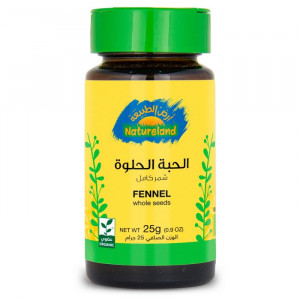 الحبة الحلوة -شمر بذور كاملة 25جم  ارض الطبيعة