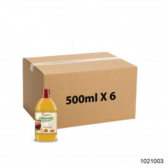 خل التفاح العضوي مع الكركم والزنجبيل والفلفل الحار 500مل خل التفاح العضوي مع الكركم والزنجبيل والفلفل الحار 500مل