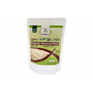 دقيق جوز الهند العضوي خالي من القلوتين 500جم زادنا 