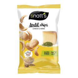  SNATTS lentil chips 75g cheese and spices Organic Gluten free 
