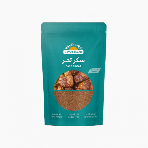 سكر تمر خالي من الجلوتين عضوي 500 جرام - أرض الطبيعة سكر تمر خالي من الجلوتين عضوي 500 جرام - أرض الطبيعة