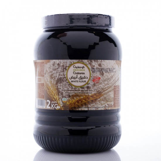 دقيق ابيض عضوي الوطنية 2 كجم دقيق ابيض عضوي الوطنية 2 كجم