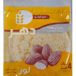 خبز اللوز الصحي كيتو 4 خبزات  خالي الجلوتين - دهر 