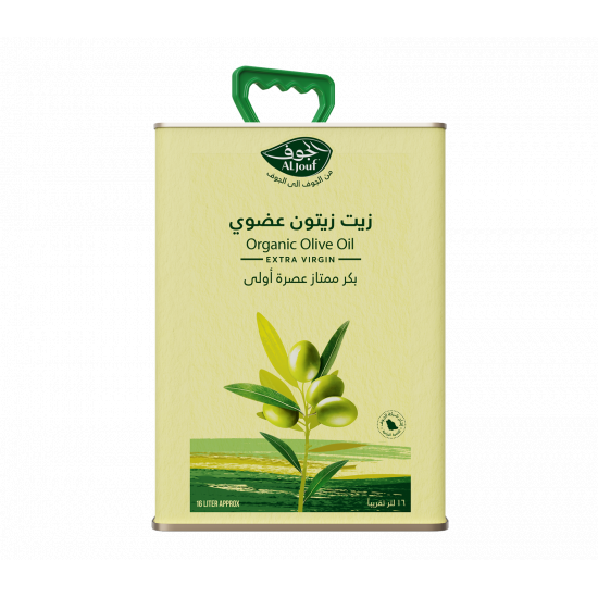 زيت زيتون عضوي بكر ممتاز جالون  16 لتر الجوف 