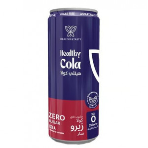 هيلثي كولا مشروب غازي كولا خالي من السكر 250مل  هيلثي اند تيستي