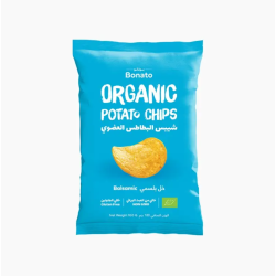 Organic Potato Chips Balsamic Vinegar 100g Bonato 