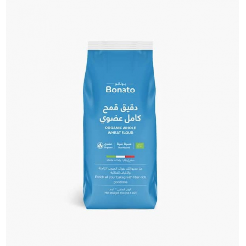 دقيق قمح كامل عضوي 1 كجم بوناتو