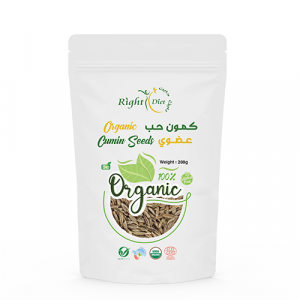 كمون حب عضوي 200جم رايت دايت