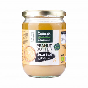 زبدة فول سوداني عضوي 500جم الوطنية 