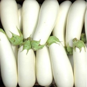 باذنجان ابيض طويل عضوي 1 كجم مزرعة السلوى العضوية