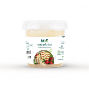 جبنة حلوم بقري عضوي 250جم ال طالب