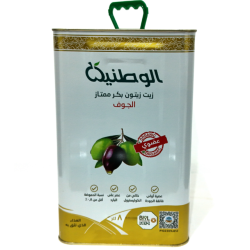 زيت زيتون عضوي بكر ممتاز عضوي 8 لتر الوطنية