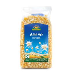 ذرة فشار 500 جم عضوي ارض الطبيعة