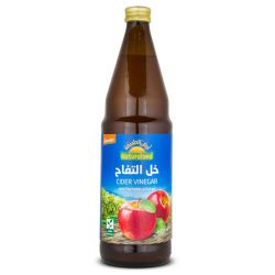 خل التفاح غير مفلتر 750مل عضوي ارض الطبيعة