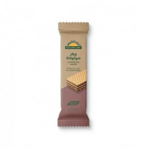 ويفر شوكولاتة بدون سكر مضاف كرتون 16حبه * 30جم عضوي ارض الطبيعة