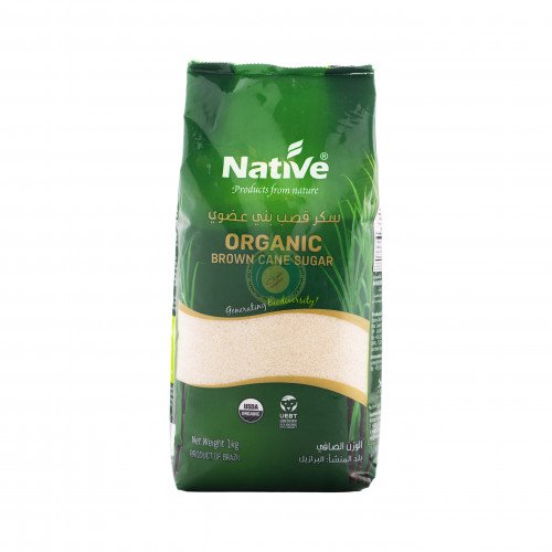سكر قصب عضوي 1كجم ابيض Native سكر قصب عضوي 1كجم ابيض Native